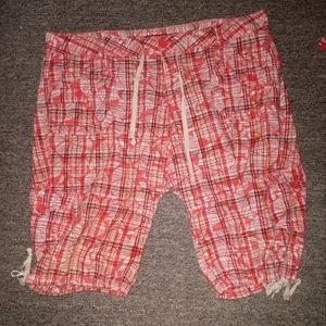 Unionbay plaid cotton shorts plus size 18